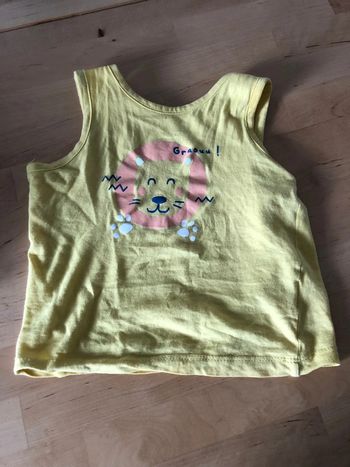 Débardeur « Lion » Mots d’enfants 3 ans