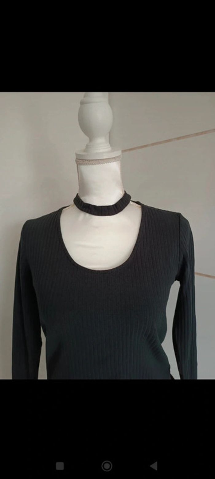 T-shirt col collier taille L Pimkie - photo numéro 4