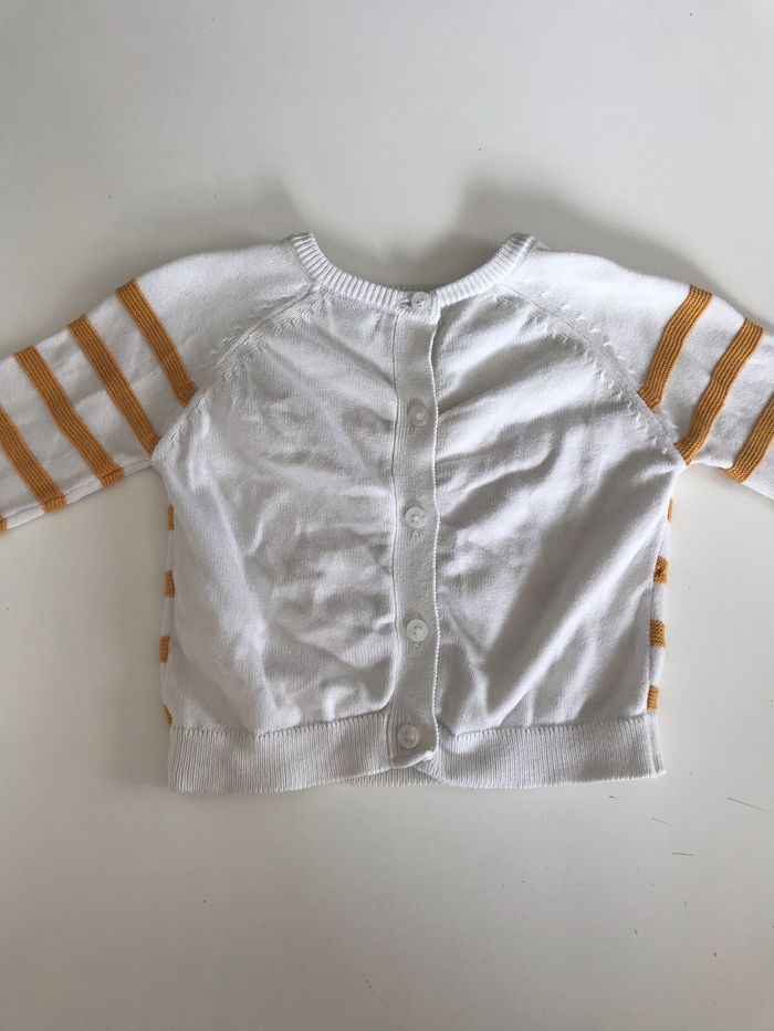 Pull bébé rayé 6 mois - photo numéro 3