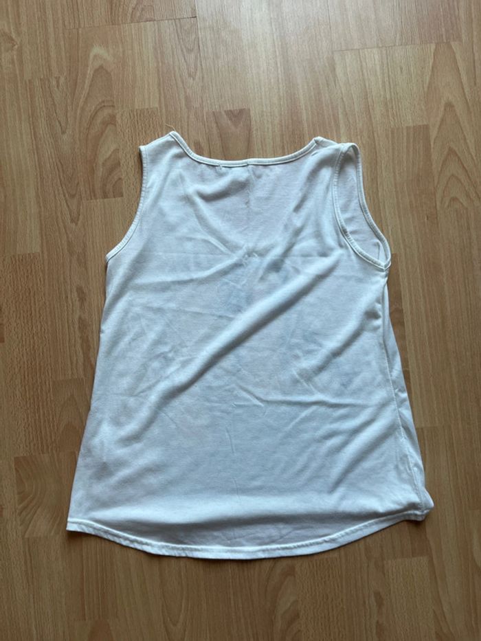 Débardeur imprimé Pakita Paris / S / Blanc / Excellent état - photo numéro 5