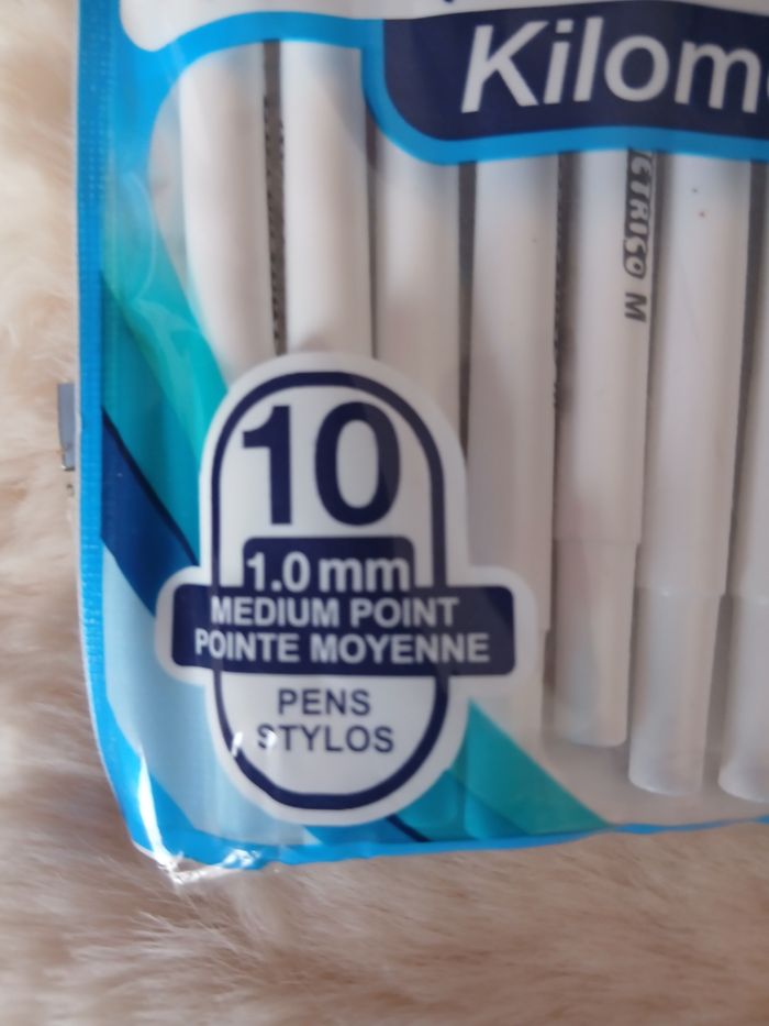 Papeterie: 10 Stylos-billes Paper Mate *3 coloris+ Notes adhésives - photo numéro 4