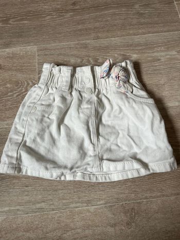 Jupe crème lulu castagnette 18mois