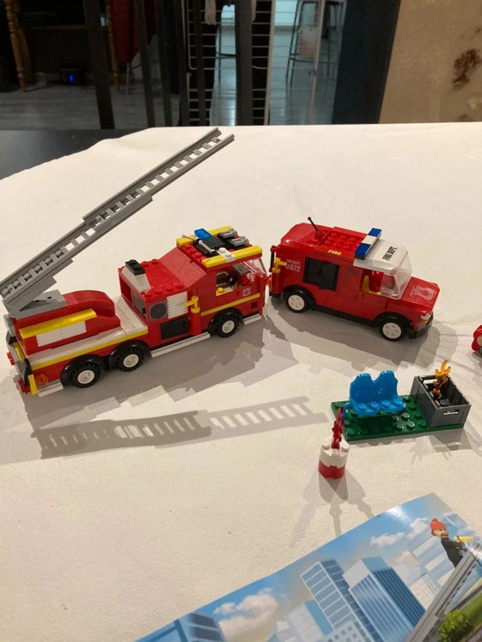Lego camions de pompier playtive - photo numéro 4