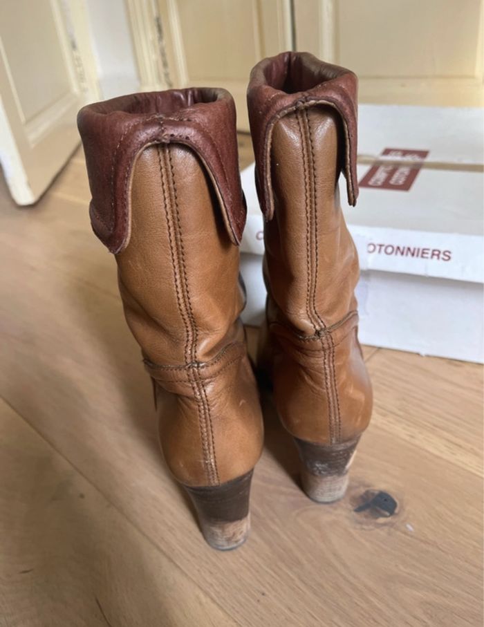 Bottines en cuir 37 comptoir des cotonniers - photo numéro 6
