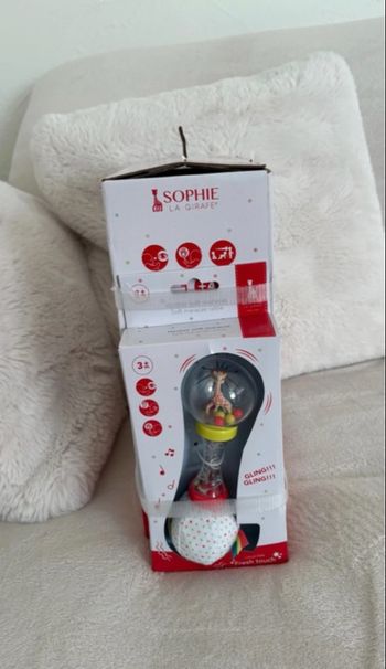 Hochet jeux de bain Sophie la giraphe 