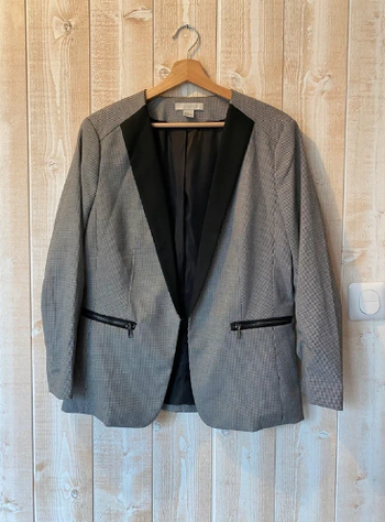 Blazer pied-de-poule H&M - taille 44 🖤