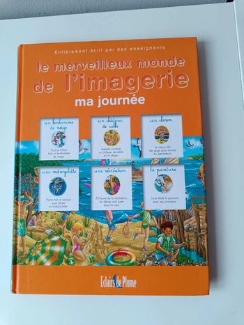 Livre imagerie journée neuf éducatif