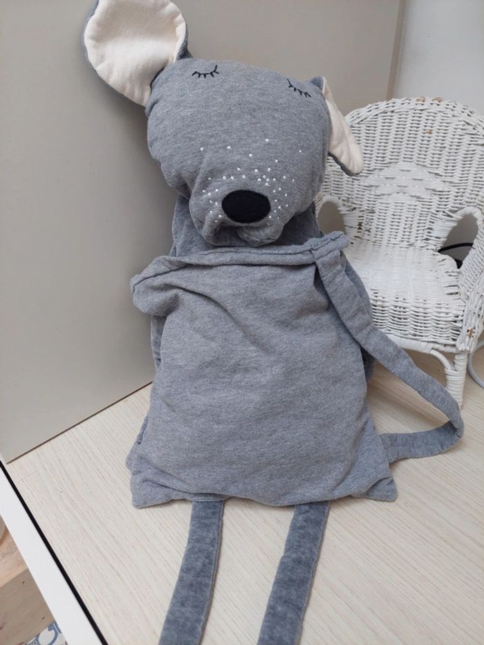 Wooly Organic -
Peluche Range-Pyjama Souris grise