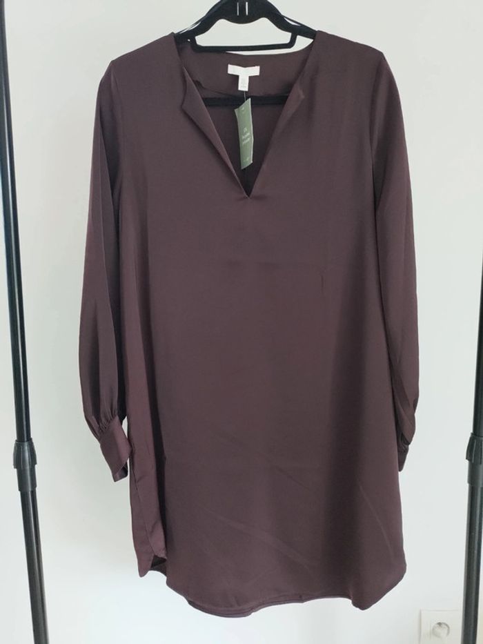 H&M robe marron S