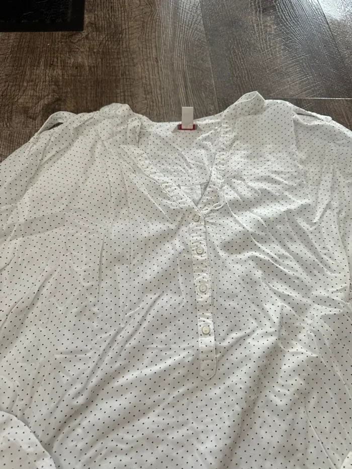 Chemise blouse esprit 46 polkadot - photo numéro 3