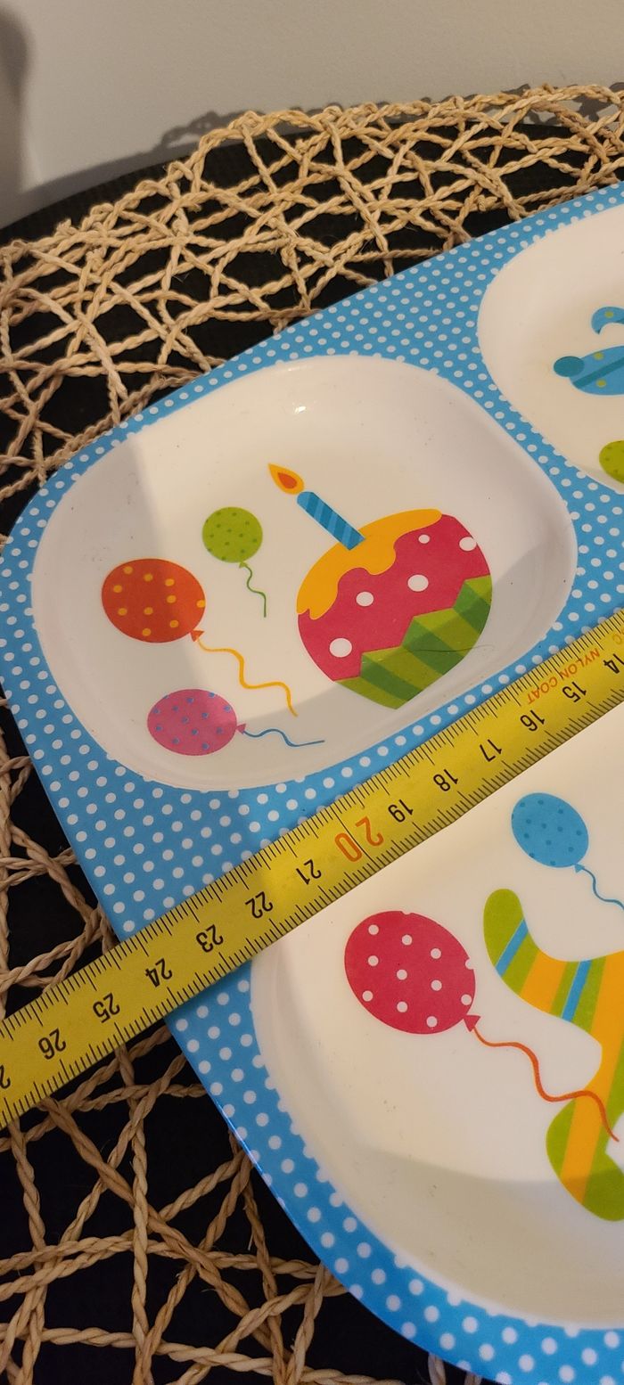 assiette enfant compartiments - photo numéro 2