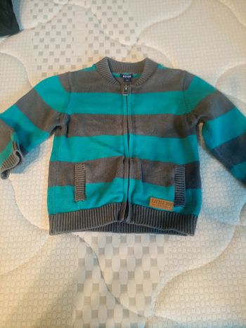 Gilet zippé en maille