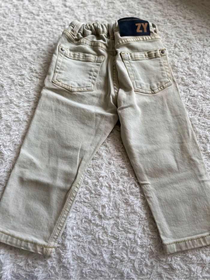 Jean beige 18/24 mois - photo numéro 2