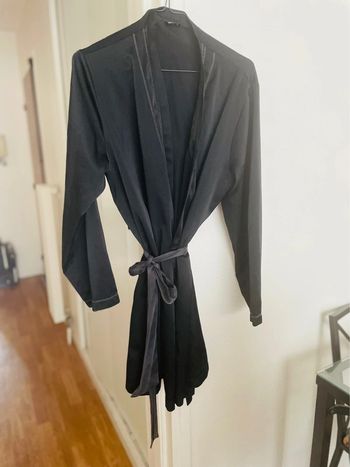 Peignoir effet satin Malizia
