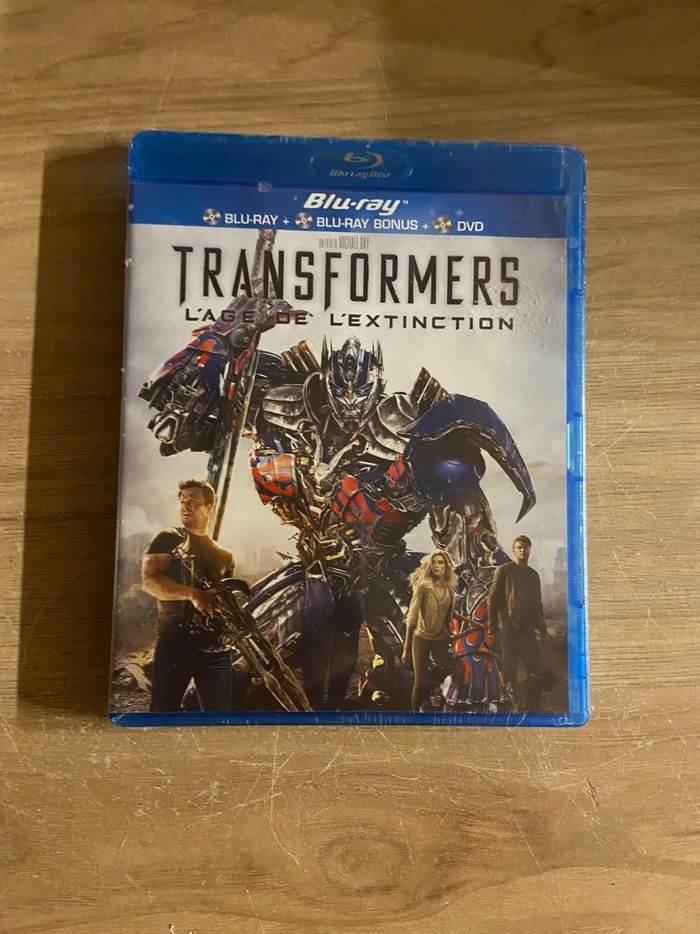 Blu-ray neuf Transformers l'âge de l'extinction