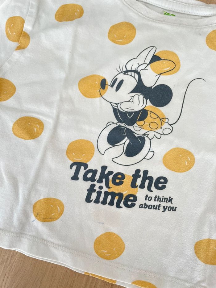 T shirt Minnie Disney fille taille 3 ans - photo numéro 2