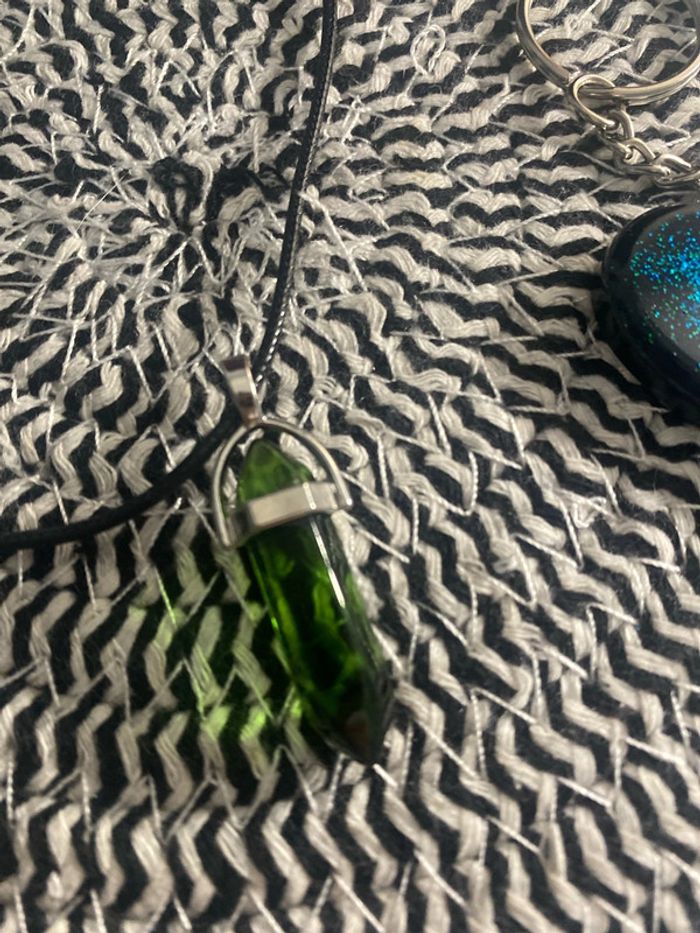 Pendentif pierre chakra +porte clefs - photo numéro 4
