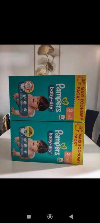 Paquets de couches Pampers Baby dry taille 3
