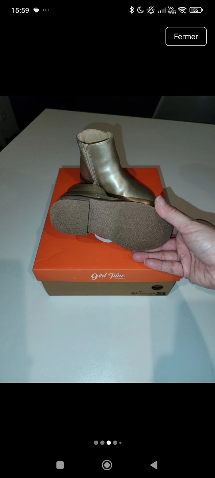 Bottines fille 25 - photo numéro 3