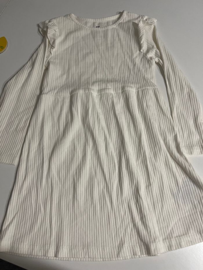 Robe blanche H&m 2-4 ans