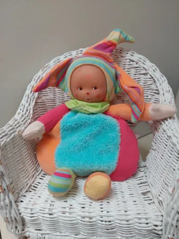 Corolle - doudou lutin clown multicolore 2007