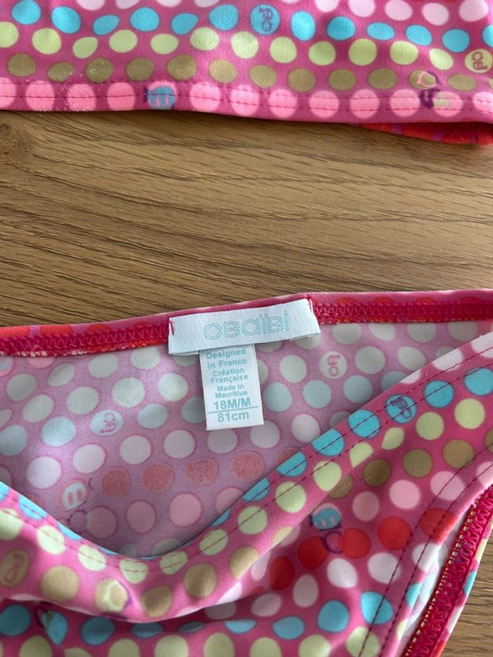 Maillot de bain 2 pièces Obaïbi 18 mois - photo numéro 3