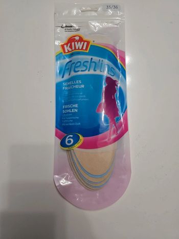 6 paires de semelles fraîcheur 35/36 neuves