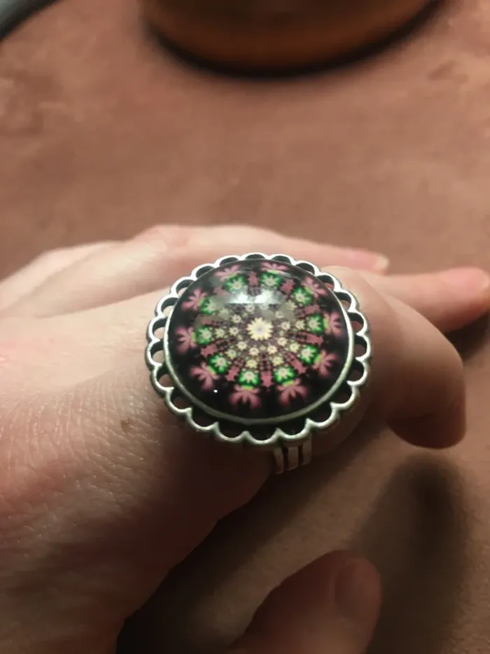 Bague cabochon - photo numéro 2