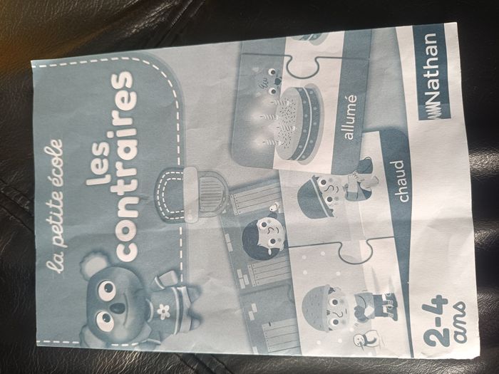 Jeu "Les contraires" - La petite école - photo numéro 4