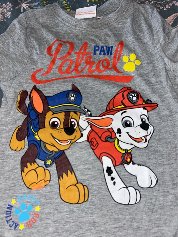 T-shirt paw patrol pat patrouille - photo numéro 2