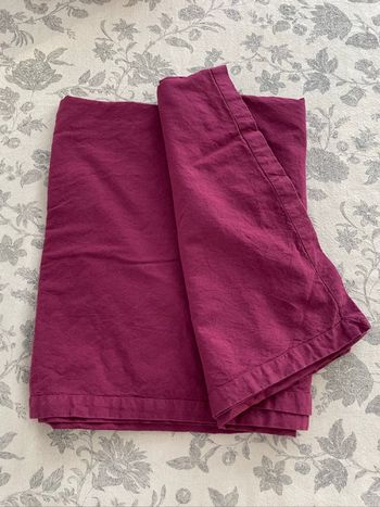 Nappe aubergine 150x200