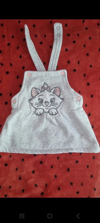 Robe polaire marie aristochats naissance 0 mois fille en bon état