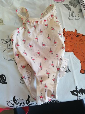 Maillot flamant rose 12 18 mois