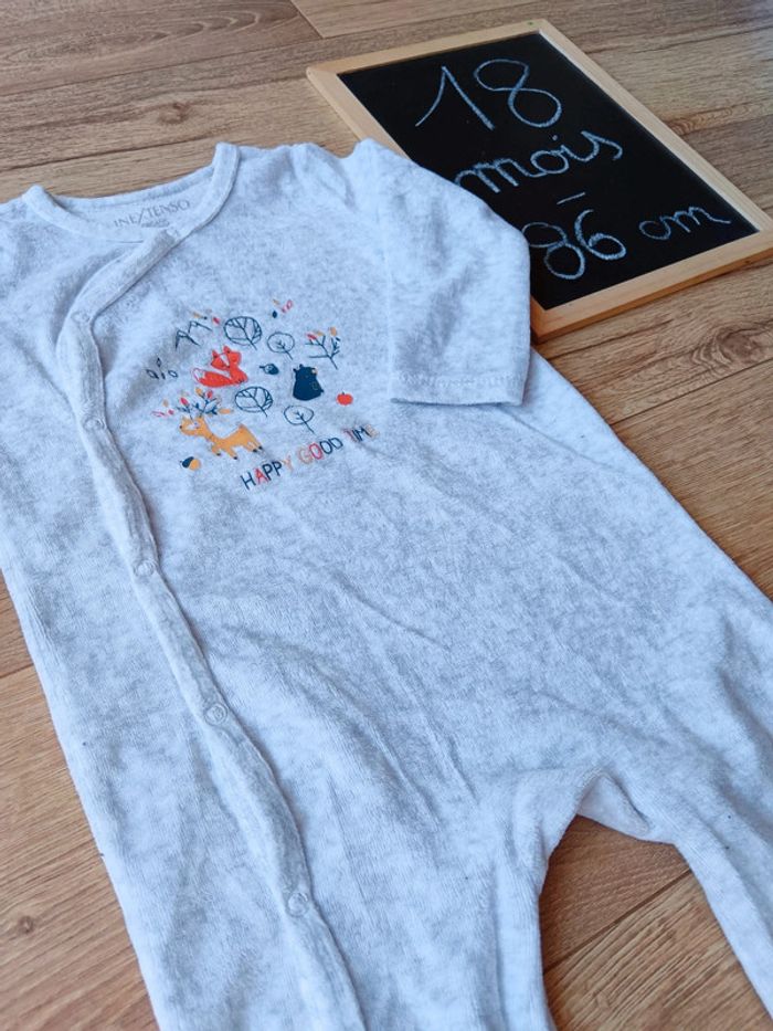 Grenouillère en velour - photo numéro 3