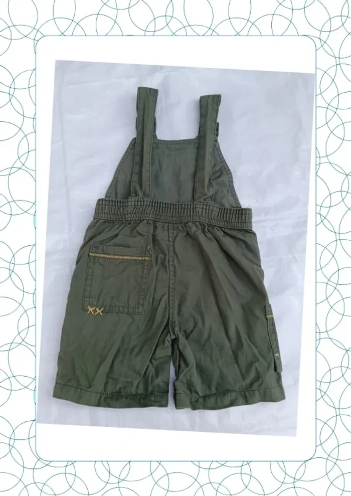 Salopette-short 6 mois Du pareil au même - photo numéro 3