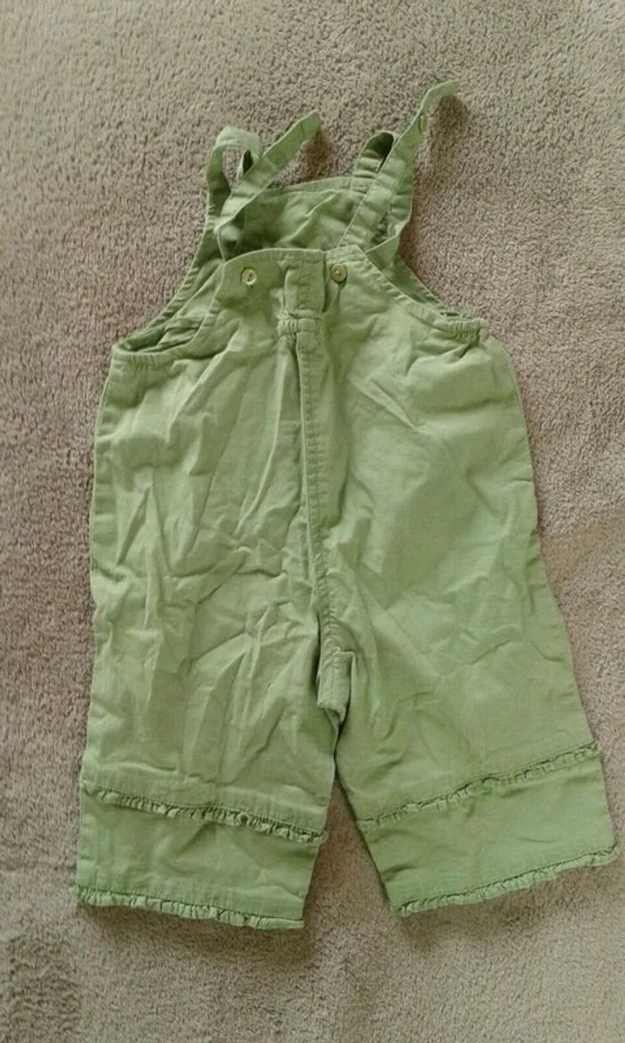 Salopette verte légère été 9 mois Tout simplement - photo numéro 3