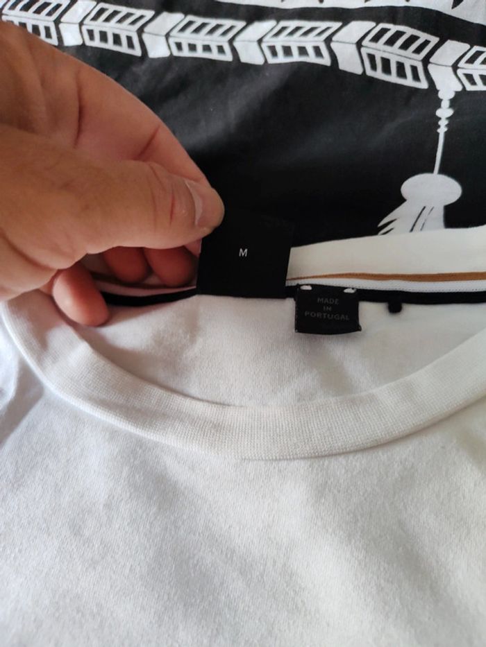 T-shirt boss blanc - photo numéro 5