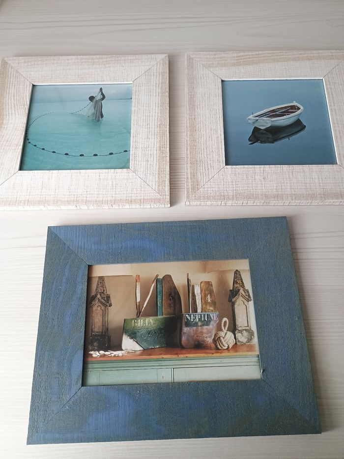 Lot de 3 cadres photos en bois - photo numéro 2