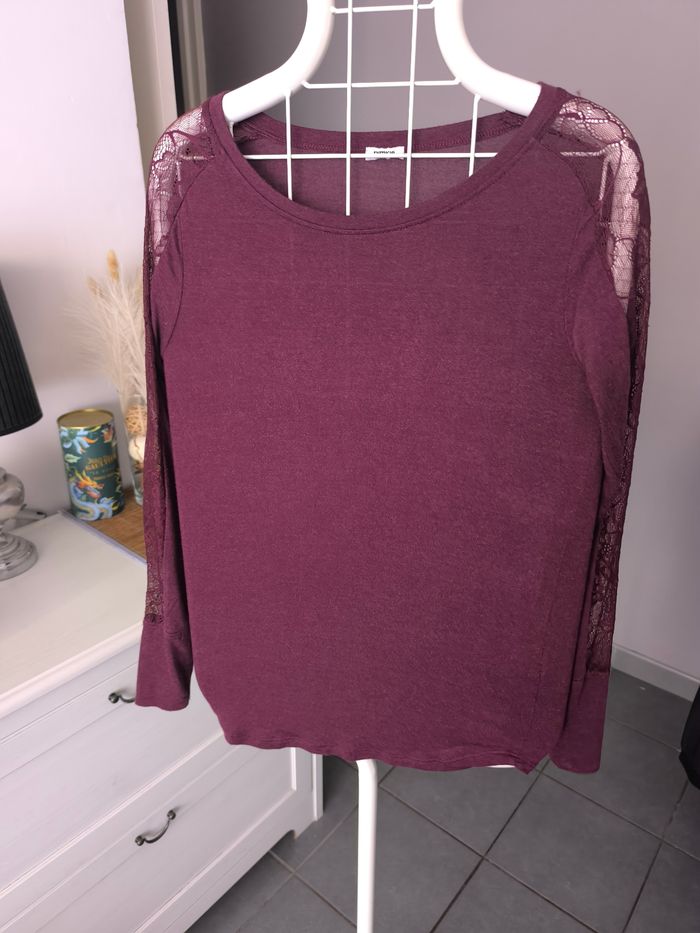 Haut bordeaux taille S