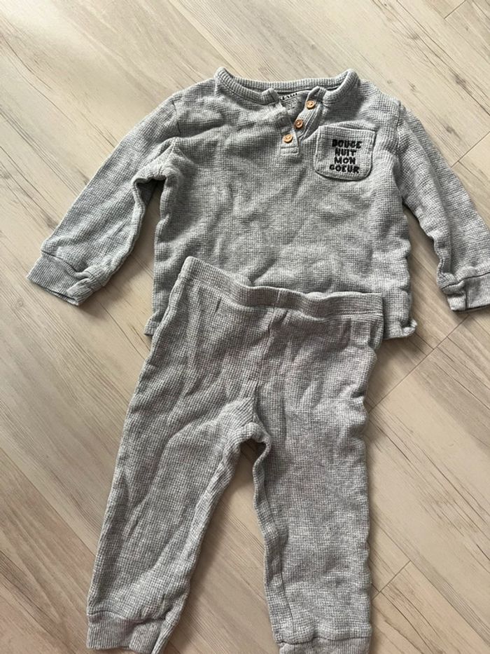 Pyjama 2 pièce bébé fille - photo numéro 2