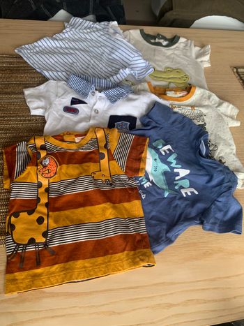 Lot de 6 tee-shirt 6mois bébé