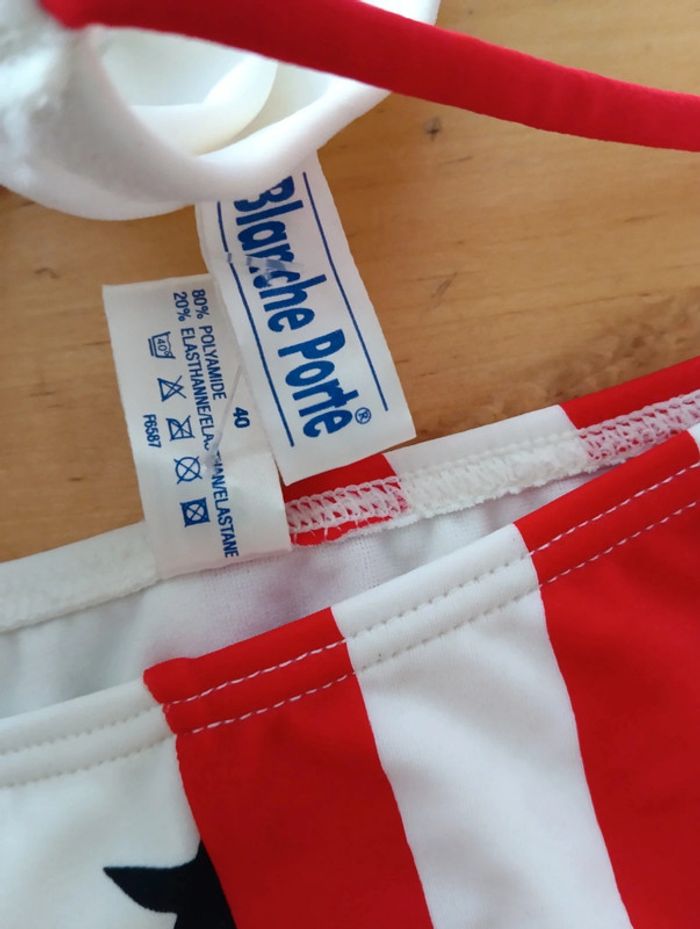 Bikini triangle vintage inspiration drapeau Américain - photo numéro 3