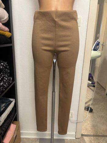 Pantalon legging beige