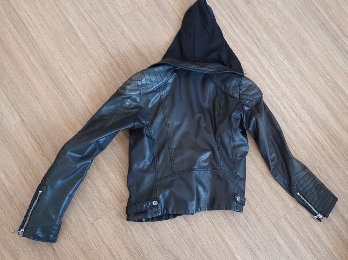 Blouson en cuir noir Redskins - photo numéro 5