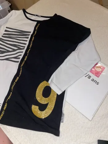 Tee shirt sarabanda 8 ans
