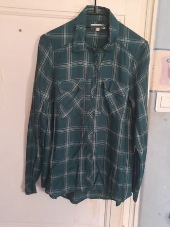 Chemisier vert et argenté, marque Scottage, taille 1 (38/40)