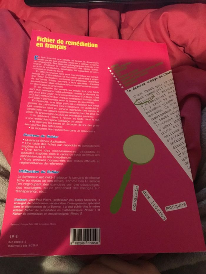 Fichier de remédiation en français - photo numéro 6