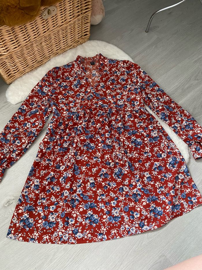 Robe midi à manches longues