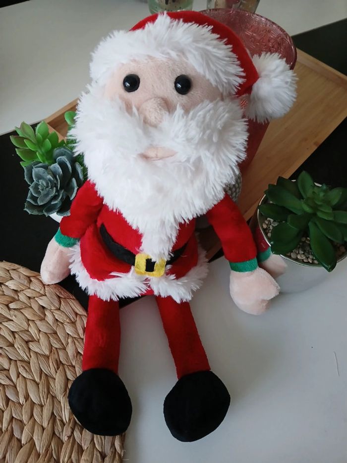 Péluche père Noël Comme Neuf 🎅🌿 - photo numéro 2