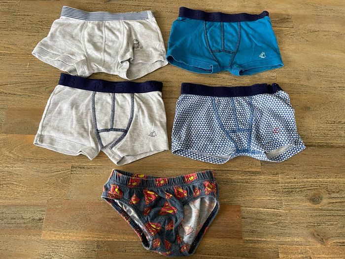 Lot boxers petit bateau